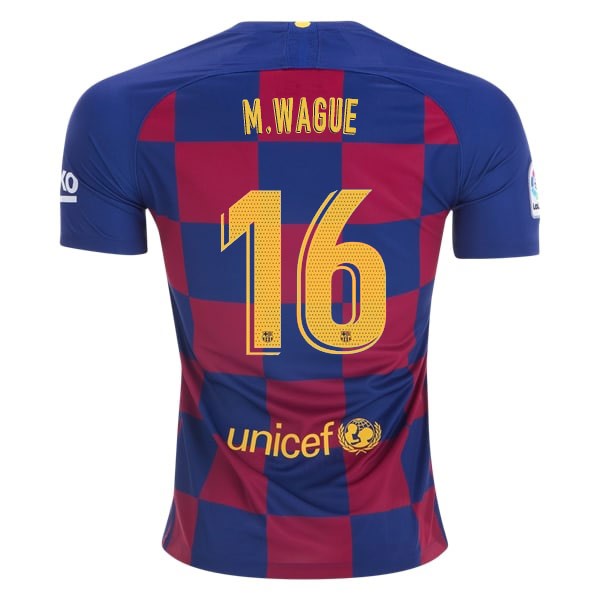 Trikot Barcelona NO.16 Wague Auswarts 2019-20 Gelb Fussballtrikots Günstig